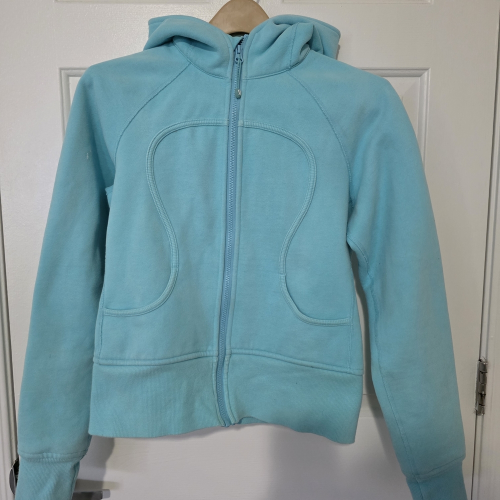 lululemon athletica Kids Aqua Hooded Zip-Up Jacket